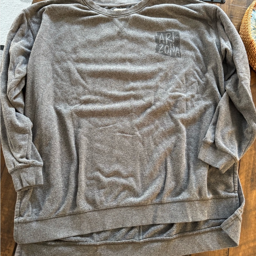 Maurices Heather Gray Crewneck Sweatshirt, Large
